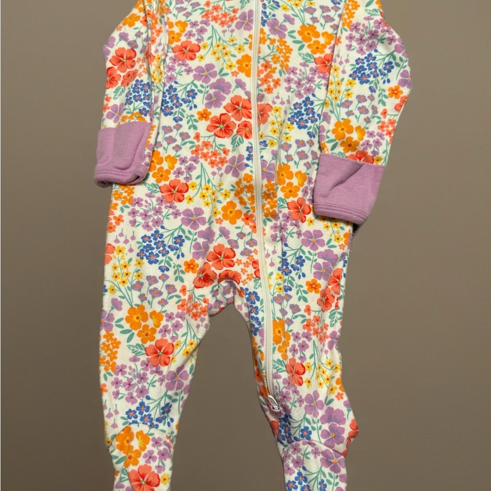 Wonder Nation- Floral Kids sleeper  0-3